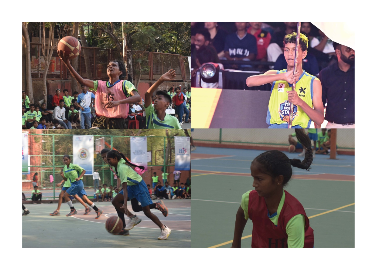 Hi 5 girls playing basketball – recognition by the Mayor of BMC